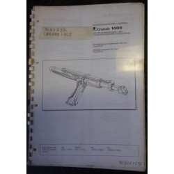 CRANAB 1400 (suomi, ruotsi) - käsi- ja varaosakirja